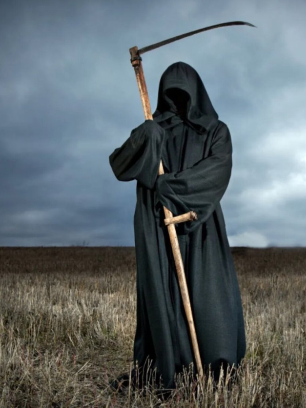 Halloween Grim Reaper Hooded Cloak Medieval Gothic Party Costume Adult Kids Velv
